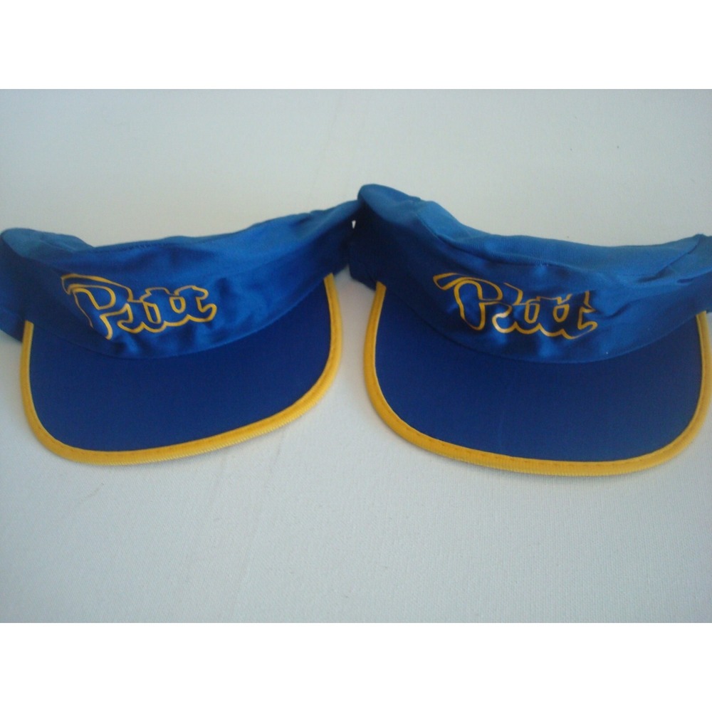 2PC LOT PITT PANTHERS PAINTERS    90S FITTED OSFM  DEADSTOCK  HAT CAP VINTAGE A3